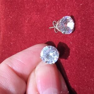 Elegant Silver Stud Earrings